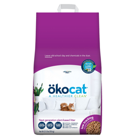 Okocat Low Tracking Clumping Mini Pellets Wood Cat Litter, 21.5 Lbs.