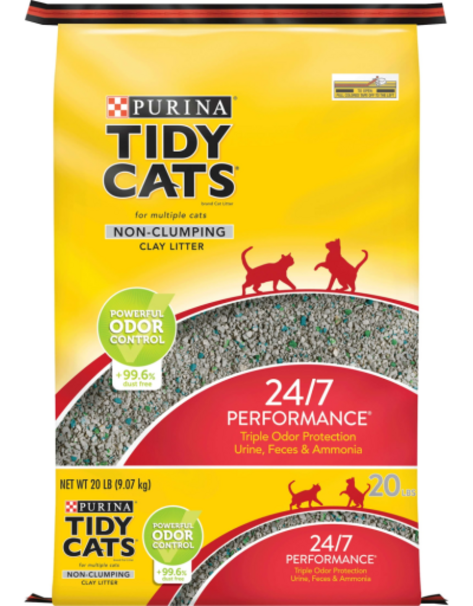 Nestle Purina Purina Tidy Cats Multi-Cat Non Clumping Cat Litter 24/7 Performance - 20 lb Bag