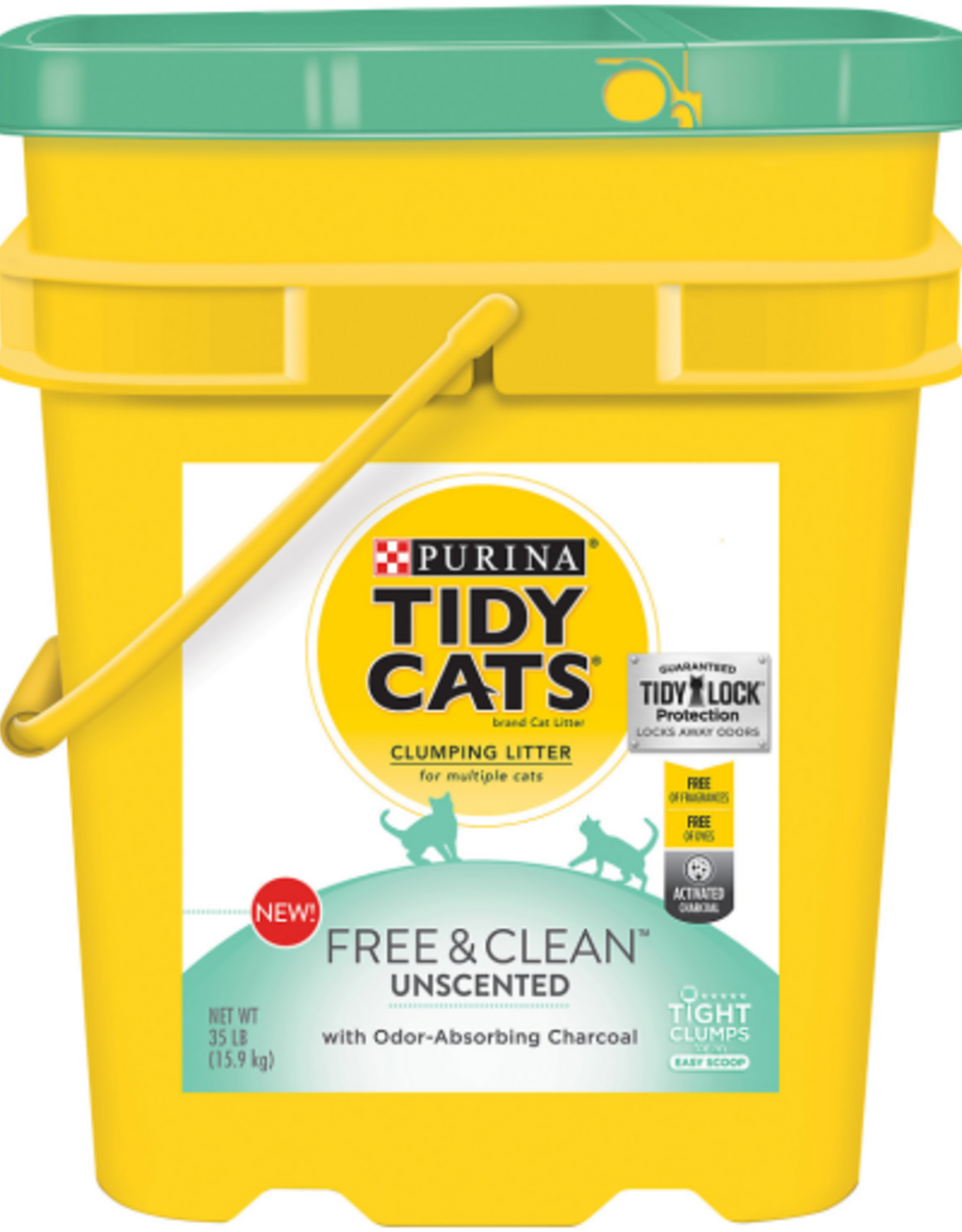 Nestle Purina TIDY CATS LITTER FREE & CLEAN UNSCENTED 35LBS
