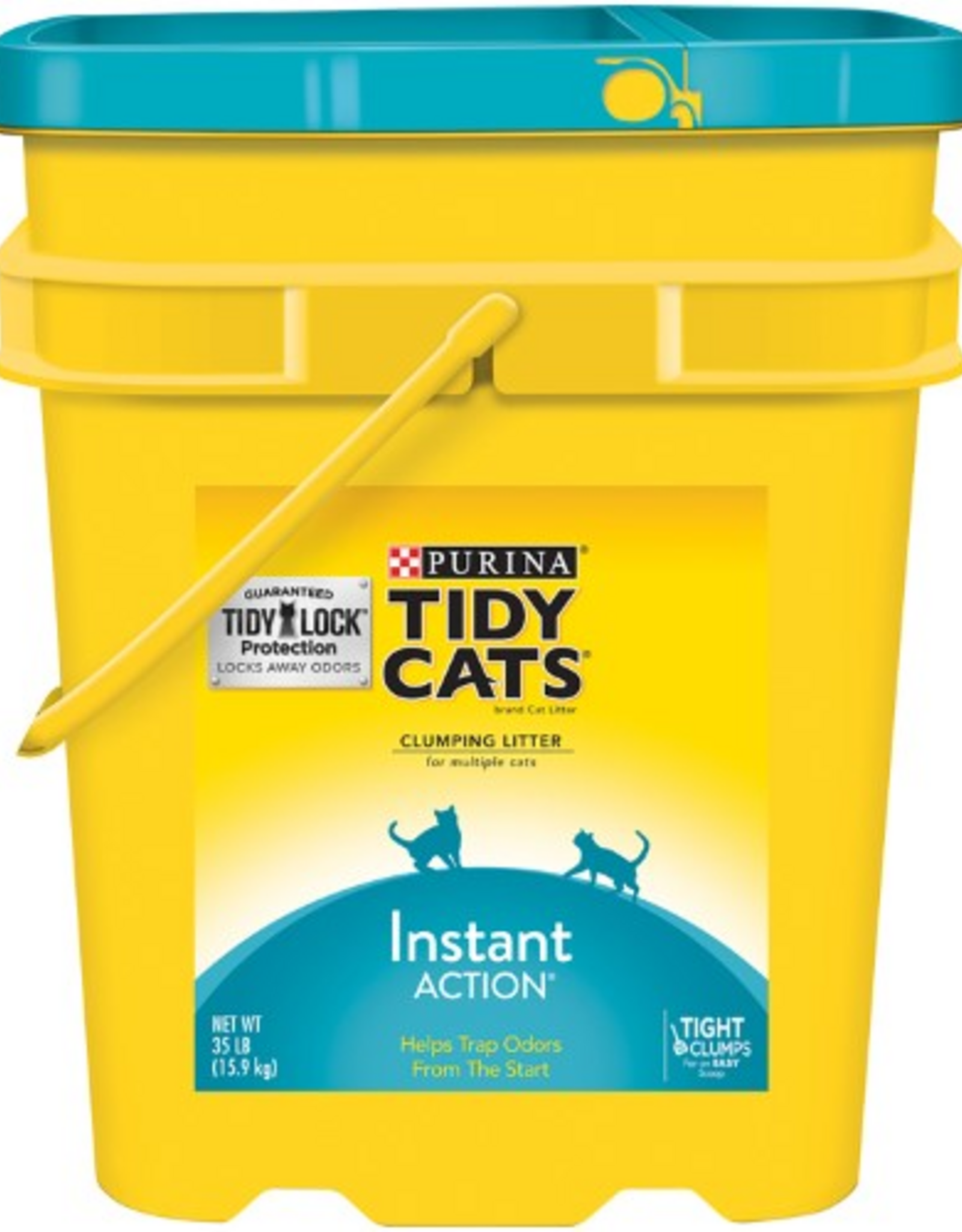 Nestle Purina TIDY CATS LITTER INSTANT ACTION BLUE PAIL 35LBS