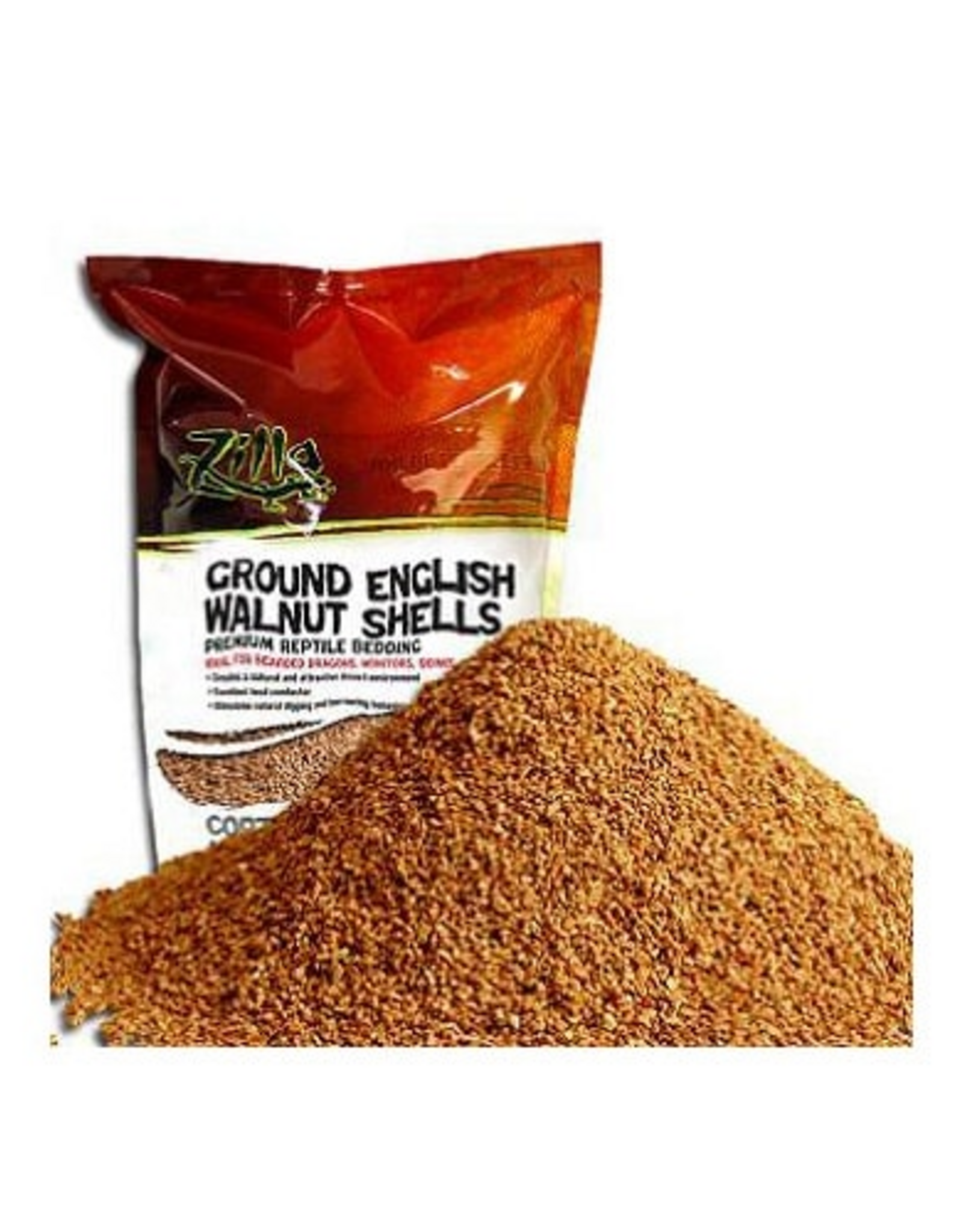 Zilla Zilla Desert Blend Ground English Walnut Shells Reptile Bedding - 25 Quarts