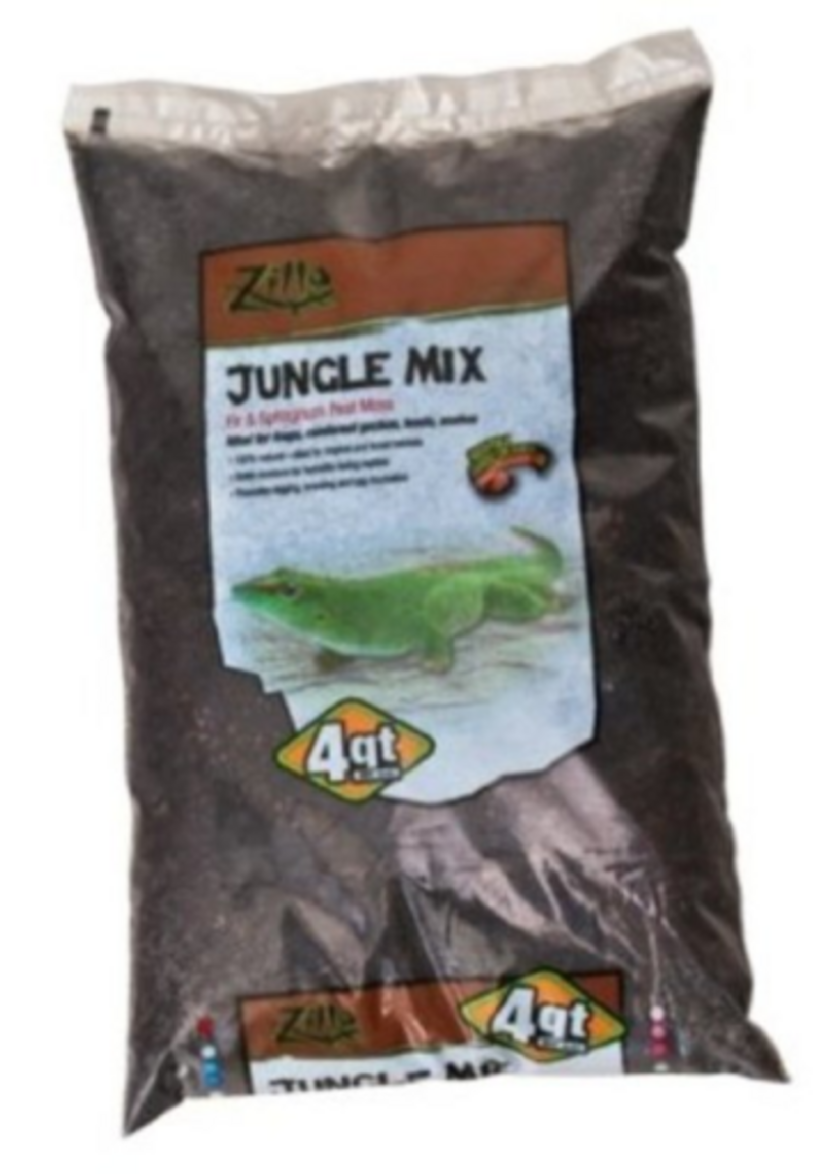 Zilla Zilla Reptile Terrarium Bedding Substrate Jungle Mix Moss & Fir - 4 Quarts