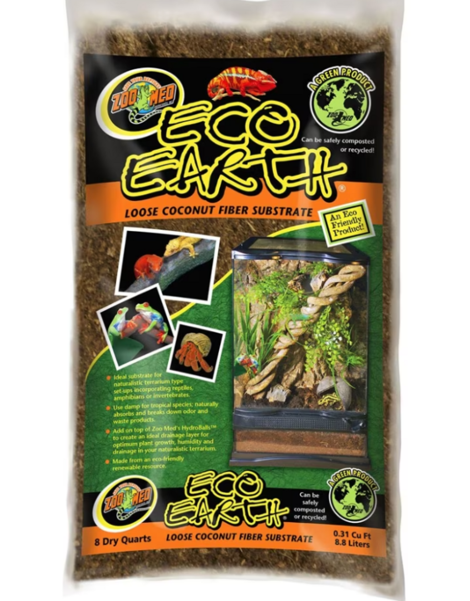 Zoo Med Zoo Med Eco Earth Loose 8 QT