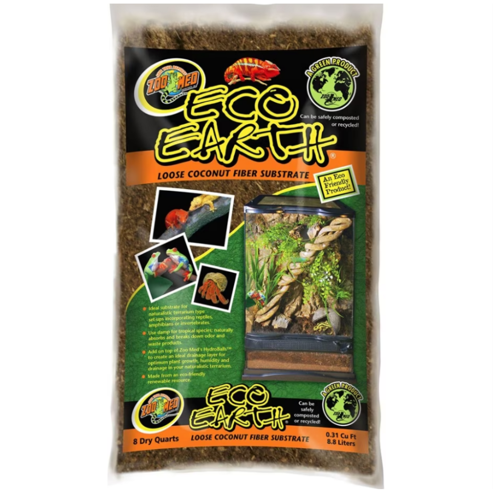 Zoo Med Zoo Med Eco Earth Loose 8 QT