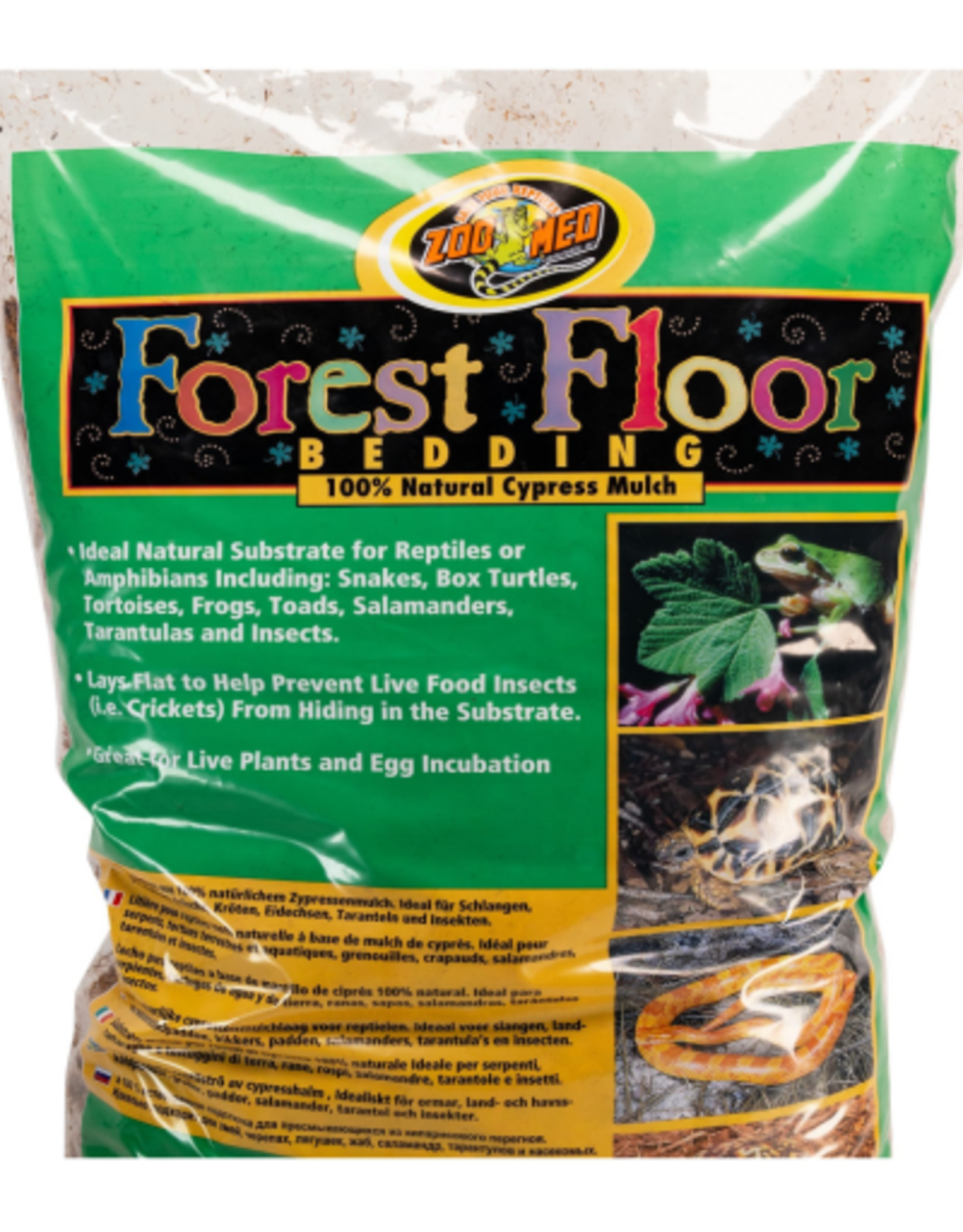 Zoo Med Zoo Med Forest Floor Reptile Bedding All Natural Cypress Mulch - 24 Quarts