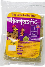 Unipet Hentastic Mealworm, Mint, Oregano, Basil, Parsley, Turmeric, & Probiotics Chicken Treats, 4 Count