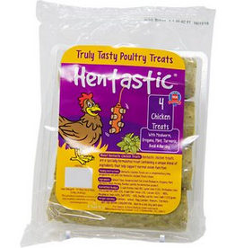 Unipet Hentastic Mealworm, Mint, Oregano, Basil, Parsley, Turmeric, & Probiotics Chicken Treats, 4 Count