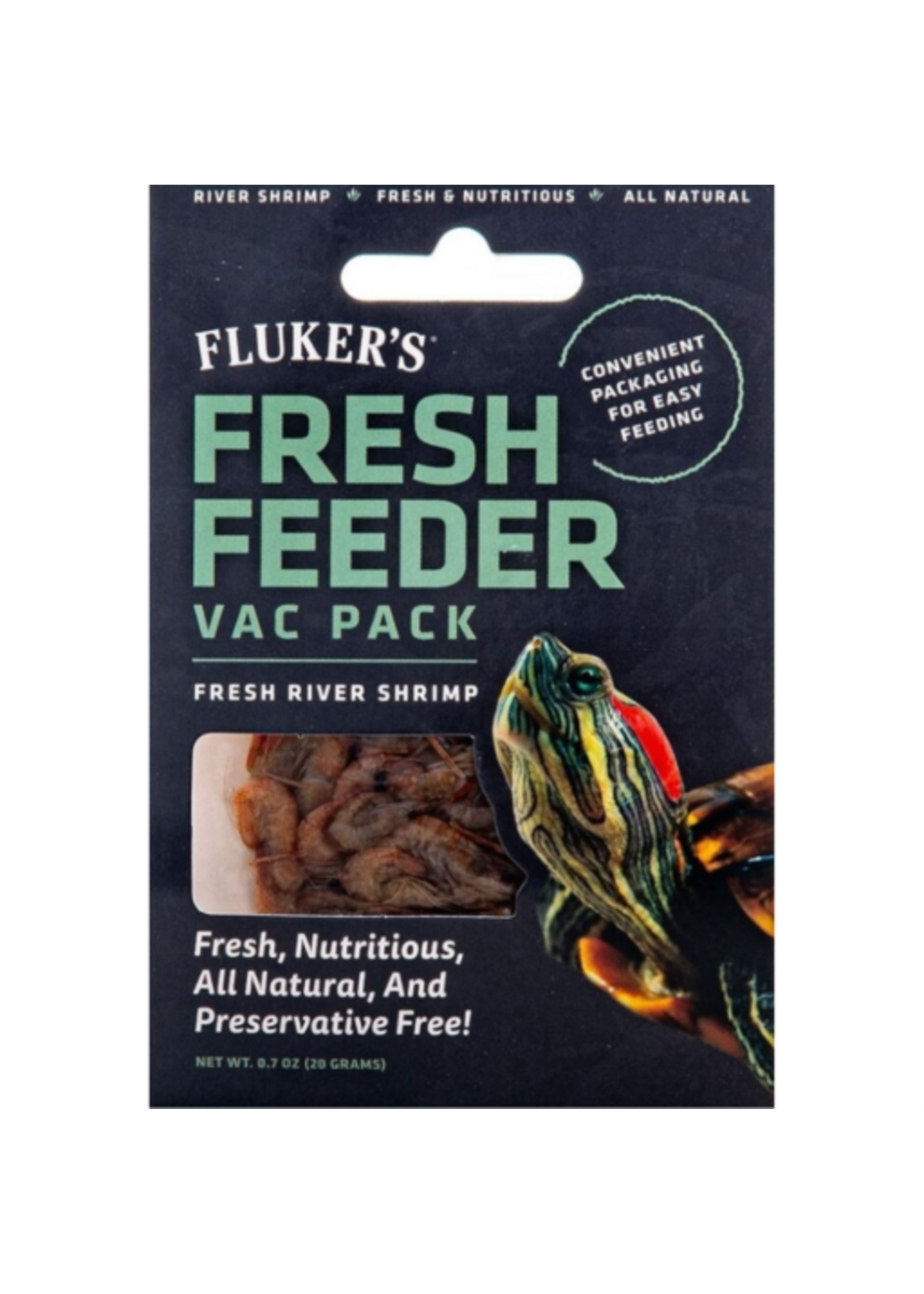 Fluker's Fluker's Fresh Feeder Vac Pack Aquatic Shrimp for Reptiles - 0.7 oz.