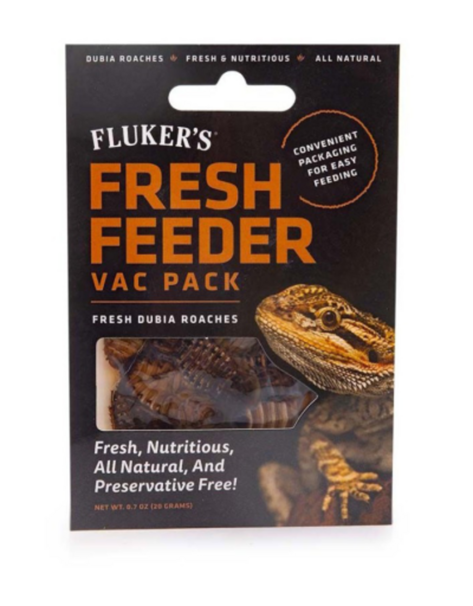 Fluker's Fluker's Fresh Feeder Vac Pack Reptile Dubia Roaches Food - 0.7 oz