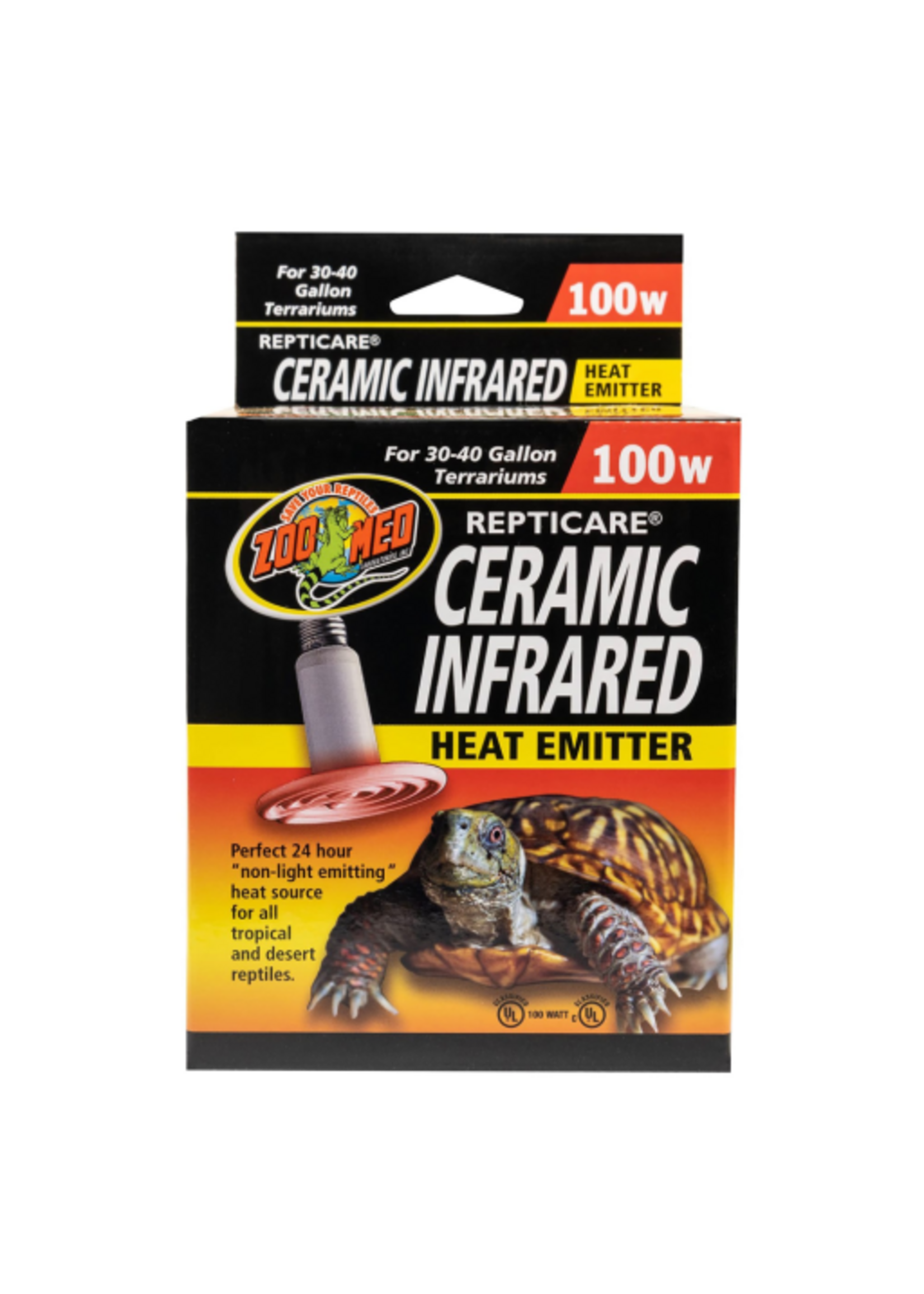 Zoo Med Zoo Med Ceramic Infrared Heat Emitter for Reptiles - 100 Watt
