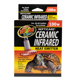 Zoo Med Zoo Med Ceramic Infrared Heat Emitter for Reptiles 100 Watts