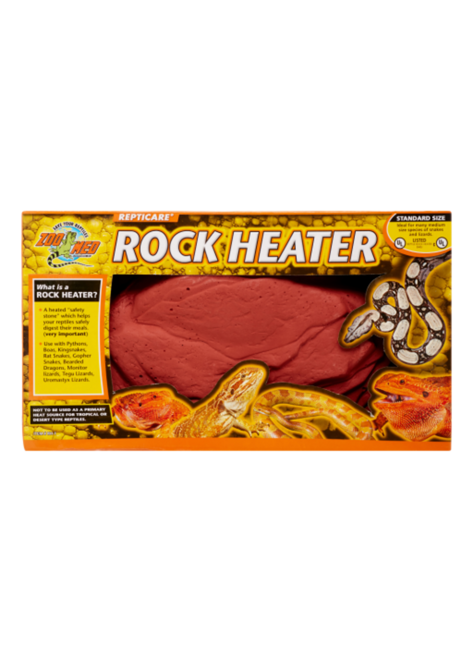 Zoo Med Zoo Med ReptiCare Rock Heater Standard - 10 Watt, Red
