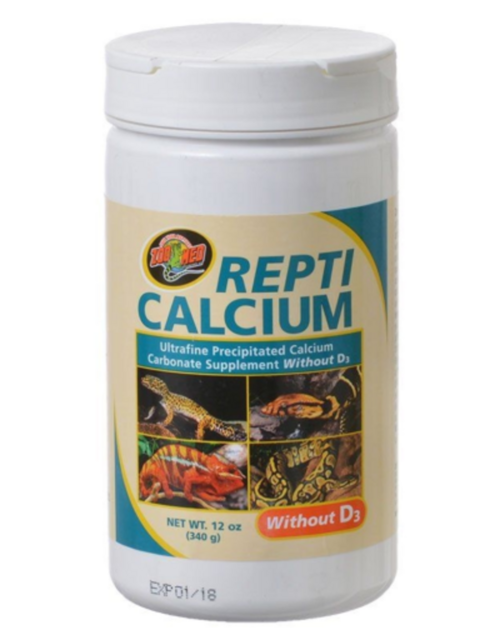 Zoo Med Zoo Med Ultra-Fine Repti Calcium Supplement for Reptiles Amphibians - 12 oz.