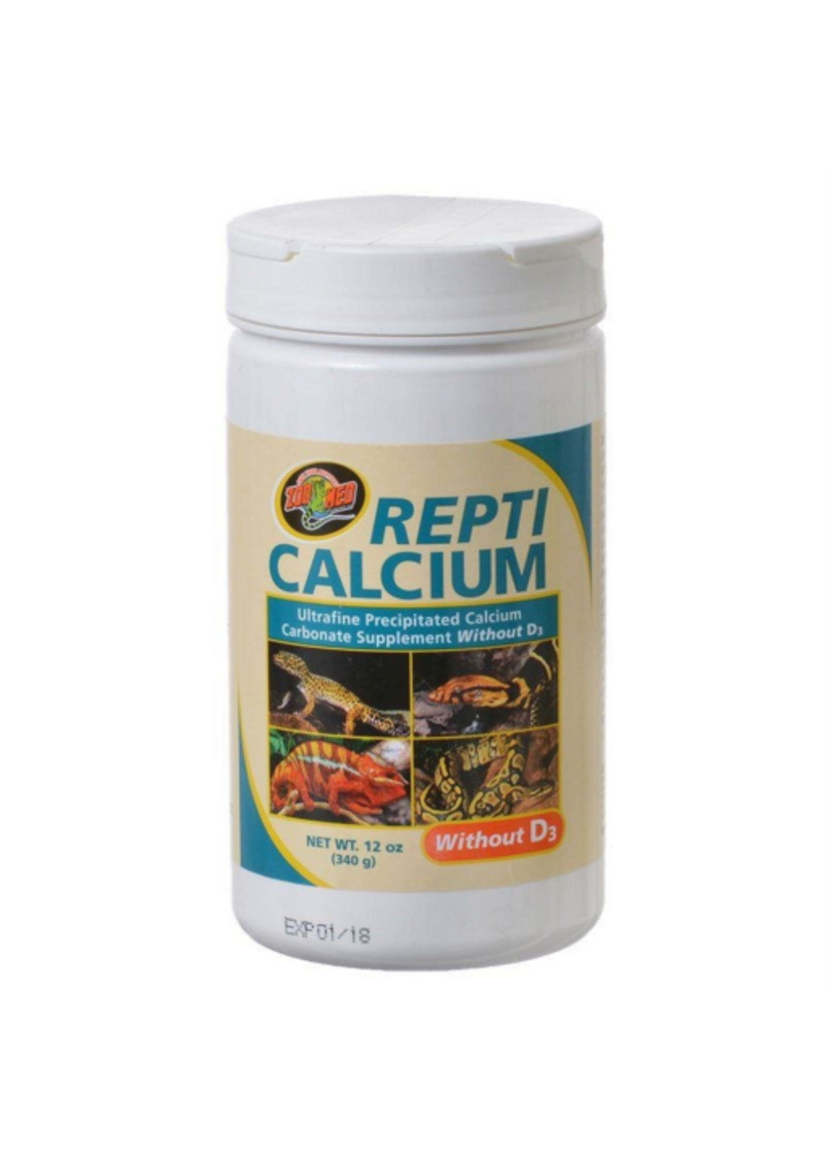 Zoo Med Zoo Med Ultra-Fine Repti Calcium Supplement for Reptiles Amphibians - 12 oz.