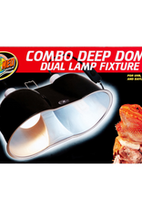 Zoo Med Zoo Med Combo Deep Dome Dual Lamp Fixture