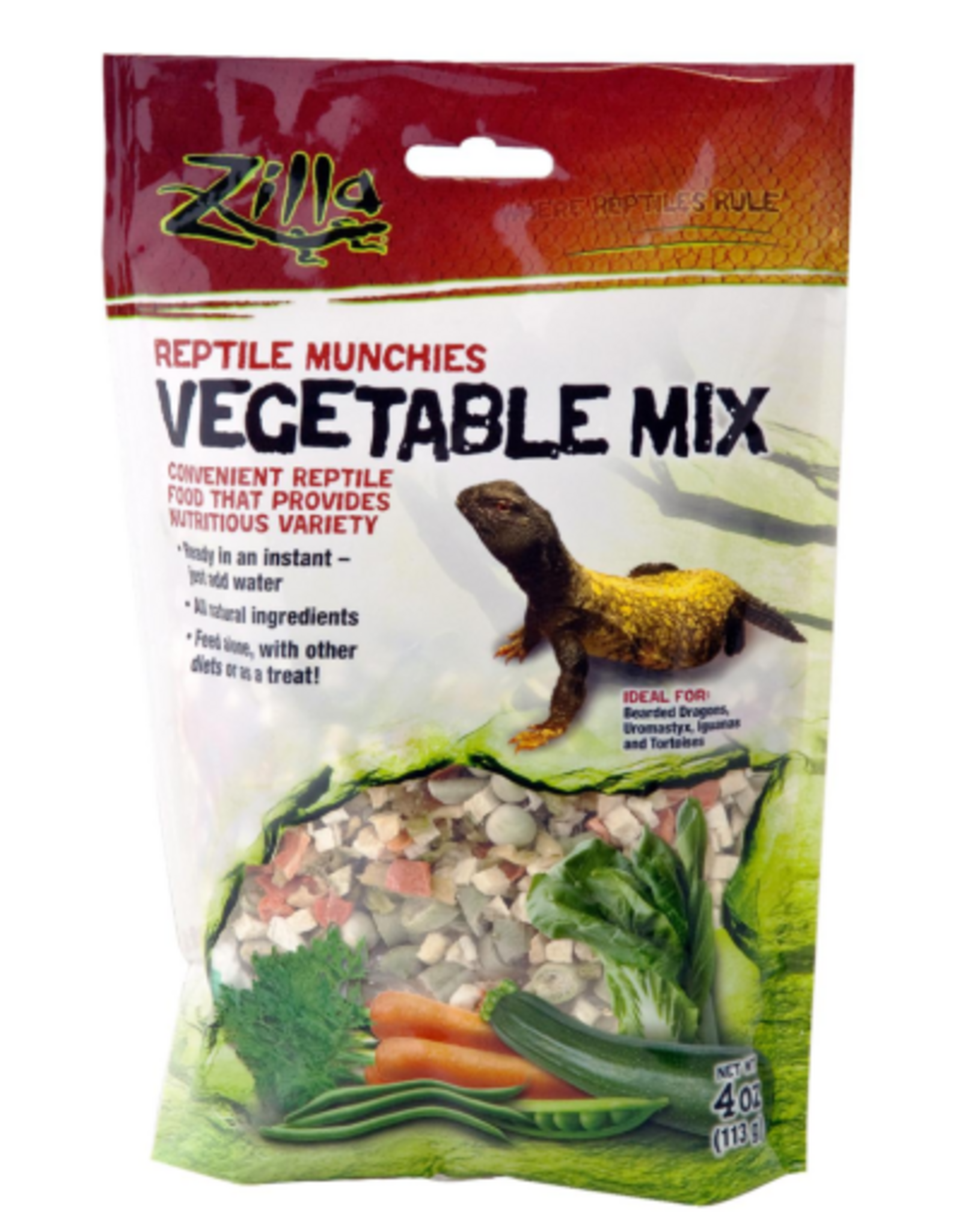 Zilla Zilla Reptile Munchies Vegetable Mix 4 oz.