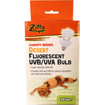 Zilla Zilla Canopy Series Fluorescent UVB/UVA Bulbs Desert - 20 Watt