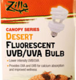 Zilla Zilla Canopy Series Fluorescent UVB/UVA Bulbs Desert - 20 W