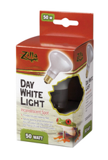 Zilla Zilla Reptile Terrarium Heat Lamps Incandescent Bulb  White Spot - 50 Watts