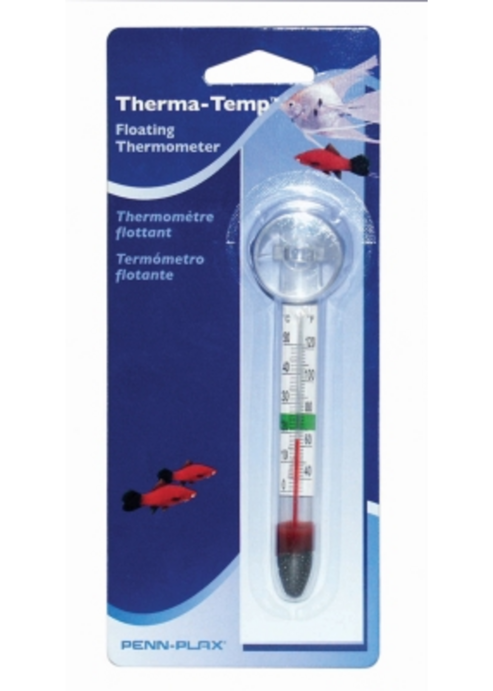 Penn-Plax Penn-Plax Therma-Temp Floating Thermometer with Suction Cup