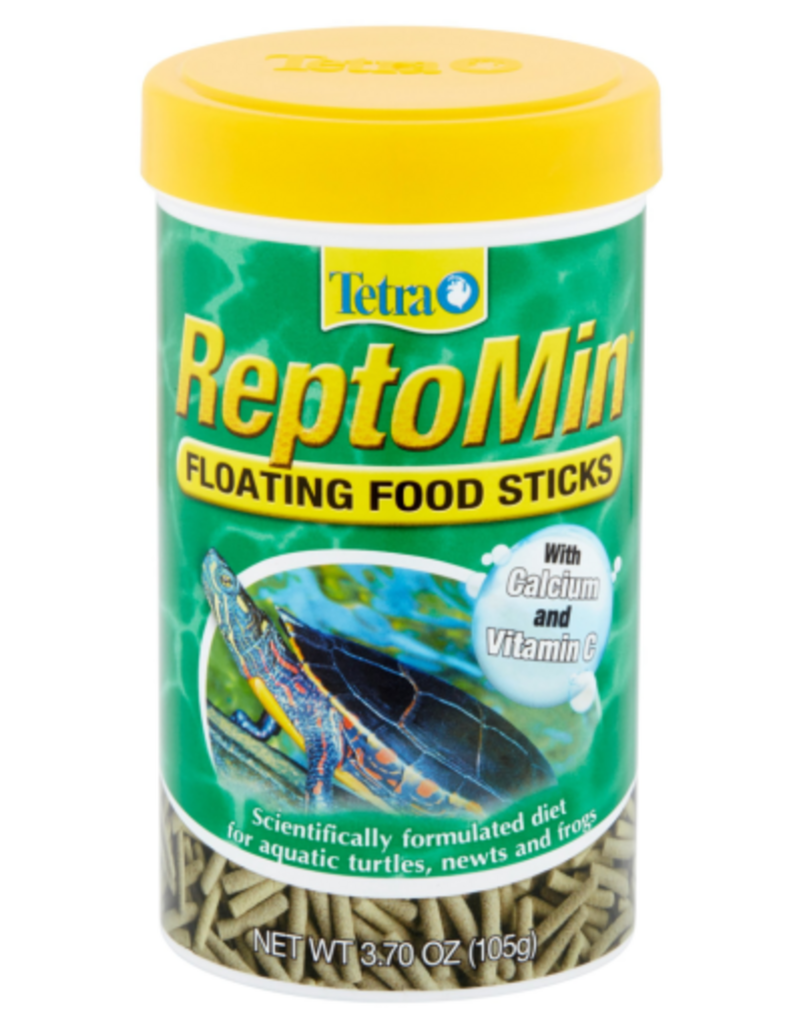 Tetra Tetra ReptoMin Multicolor Floating Food Sticks for Aquatic Turtles  3.7 oz.