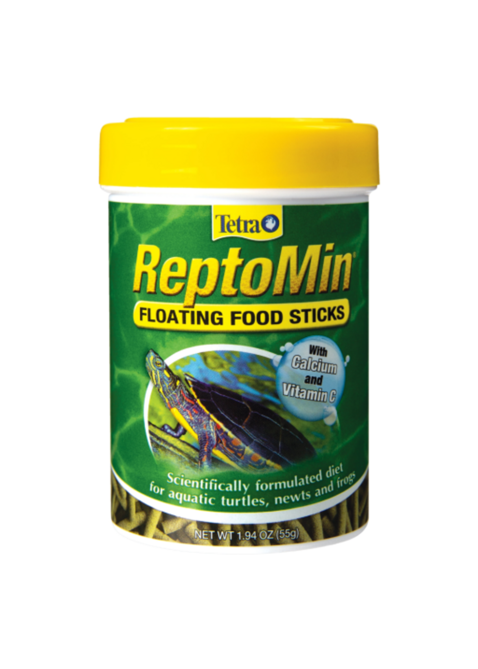 Tetra Tetra ReptoMin Floating Food Sticks for Aquatic Turtles Newts & Frogs - 1.94 oz.