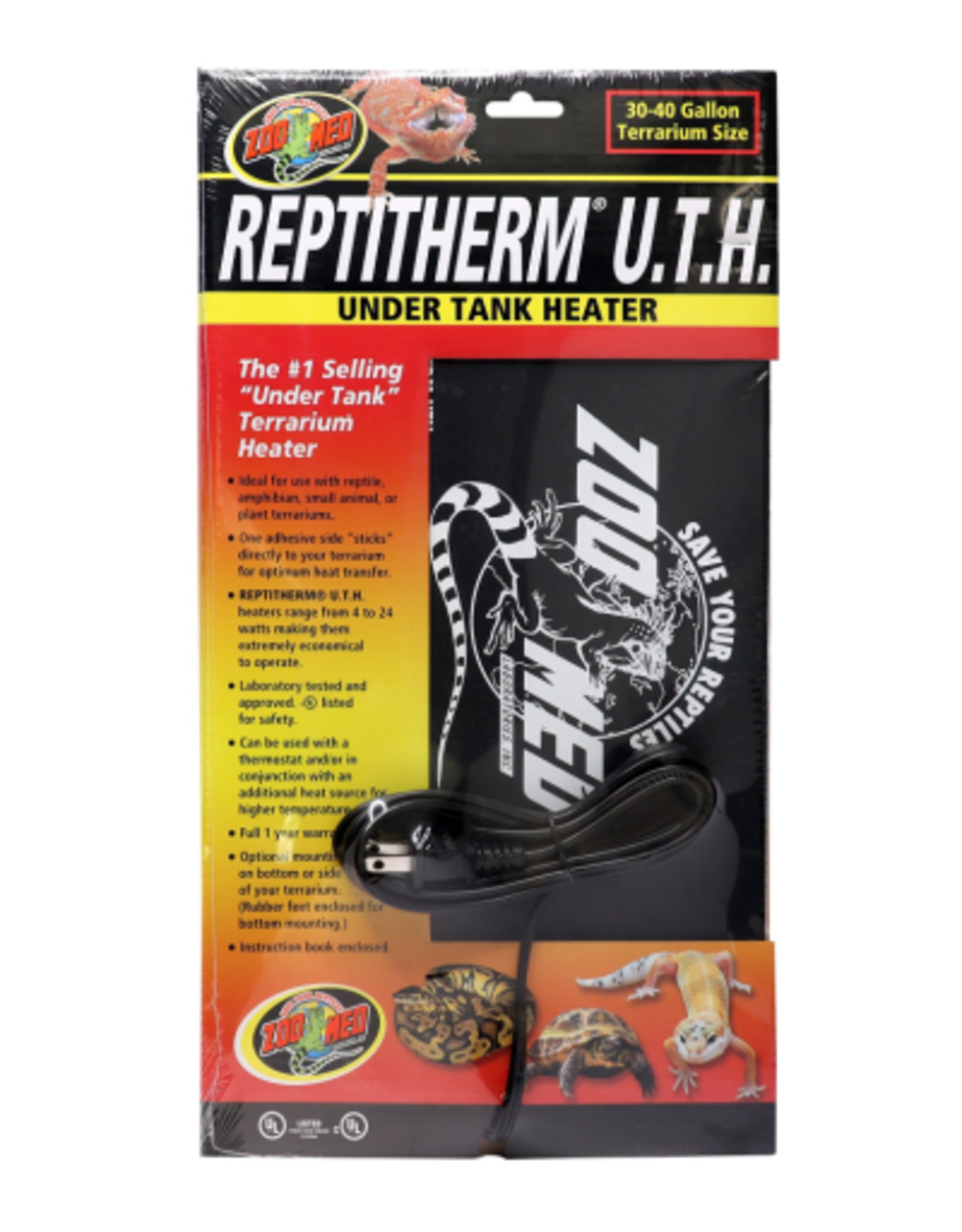Zoo Med Zoo Med ReptiTherm U.T.H. Under Tank Heater - 30-40 Gallon