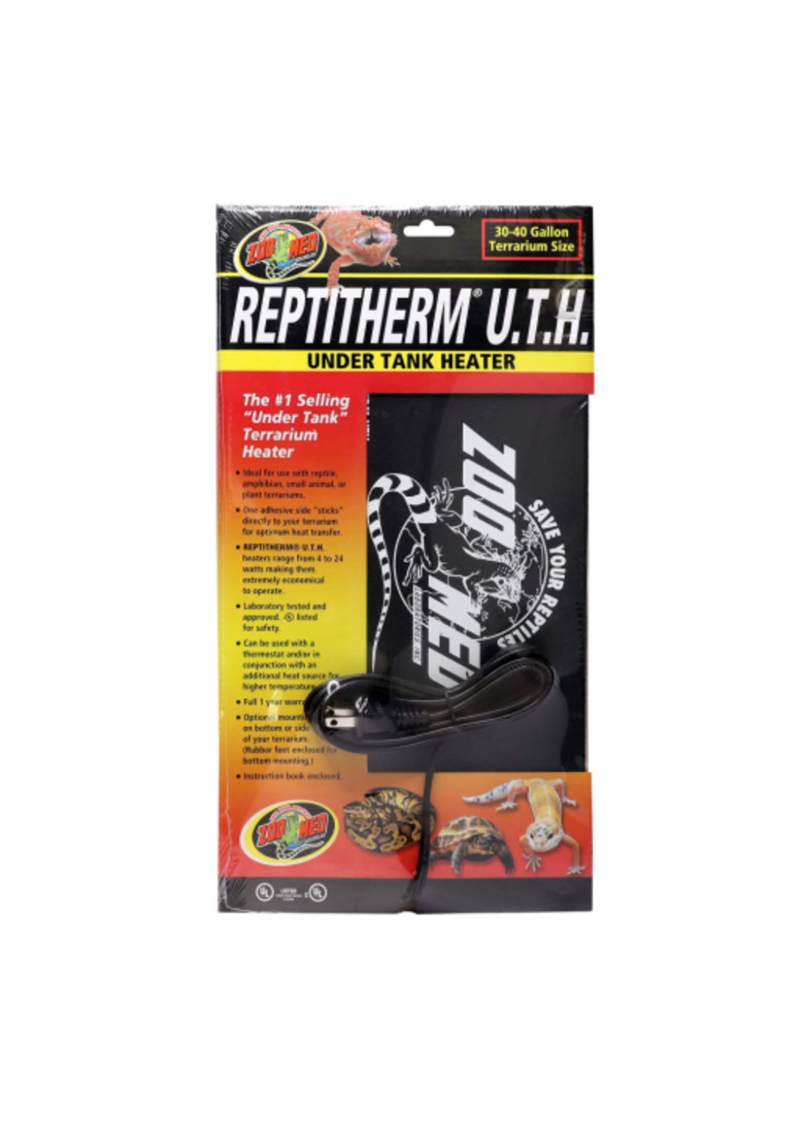 Zoo Med Zoo Med ReptiTherm U.T.H. Under Tank Heater - 30-40 Gallon