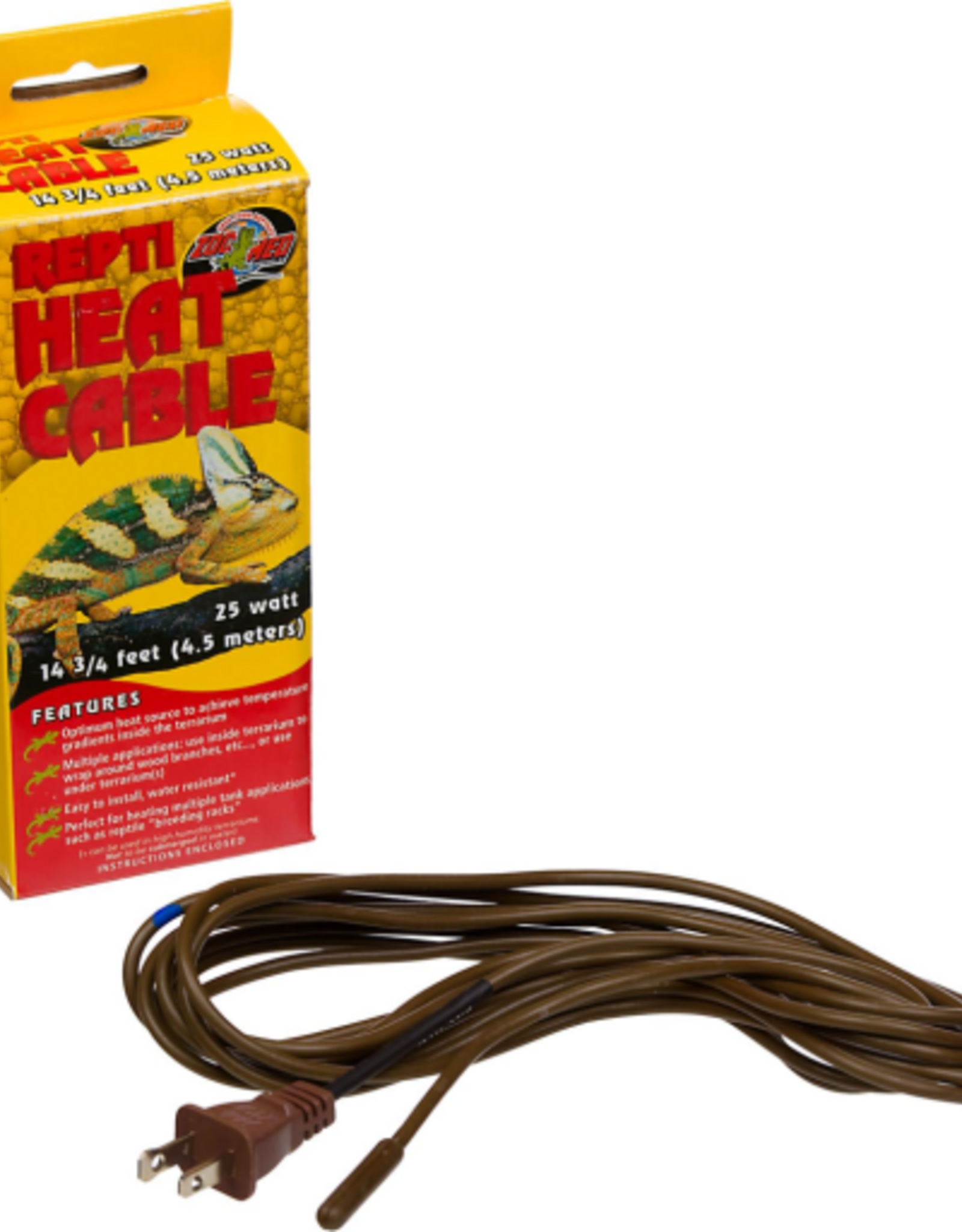 Zoo Med Zoo Med Repti Heat Cable - 25 Watts 14.75 ft