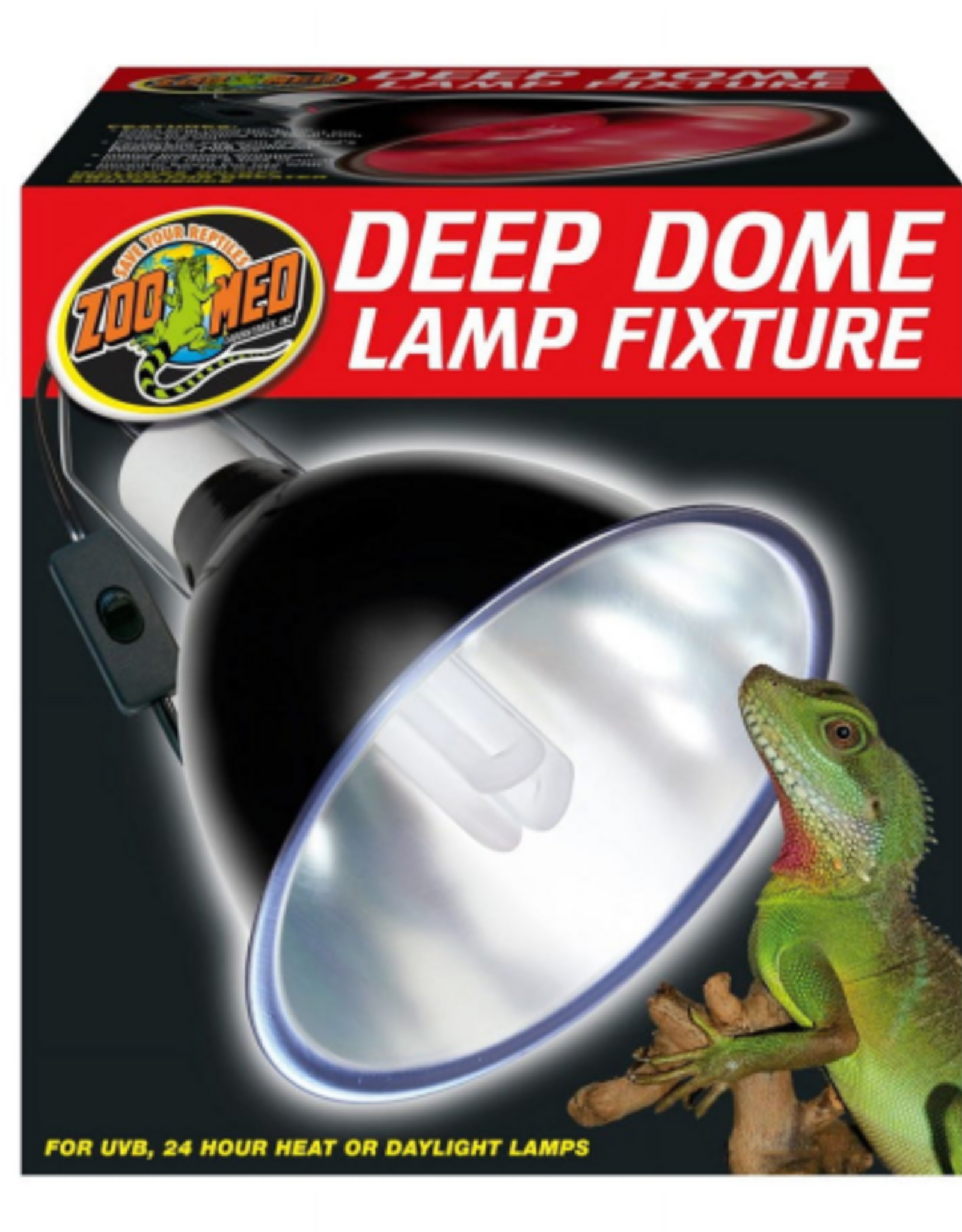 Zoo Med Zoo Med Deep Dome Lamp Fixture 8.5 Inch 160 Watt