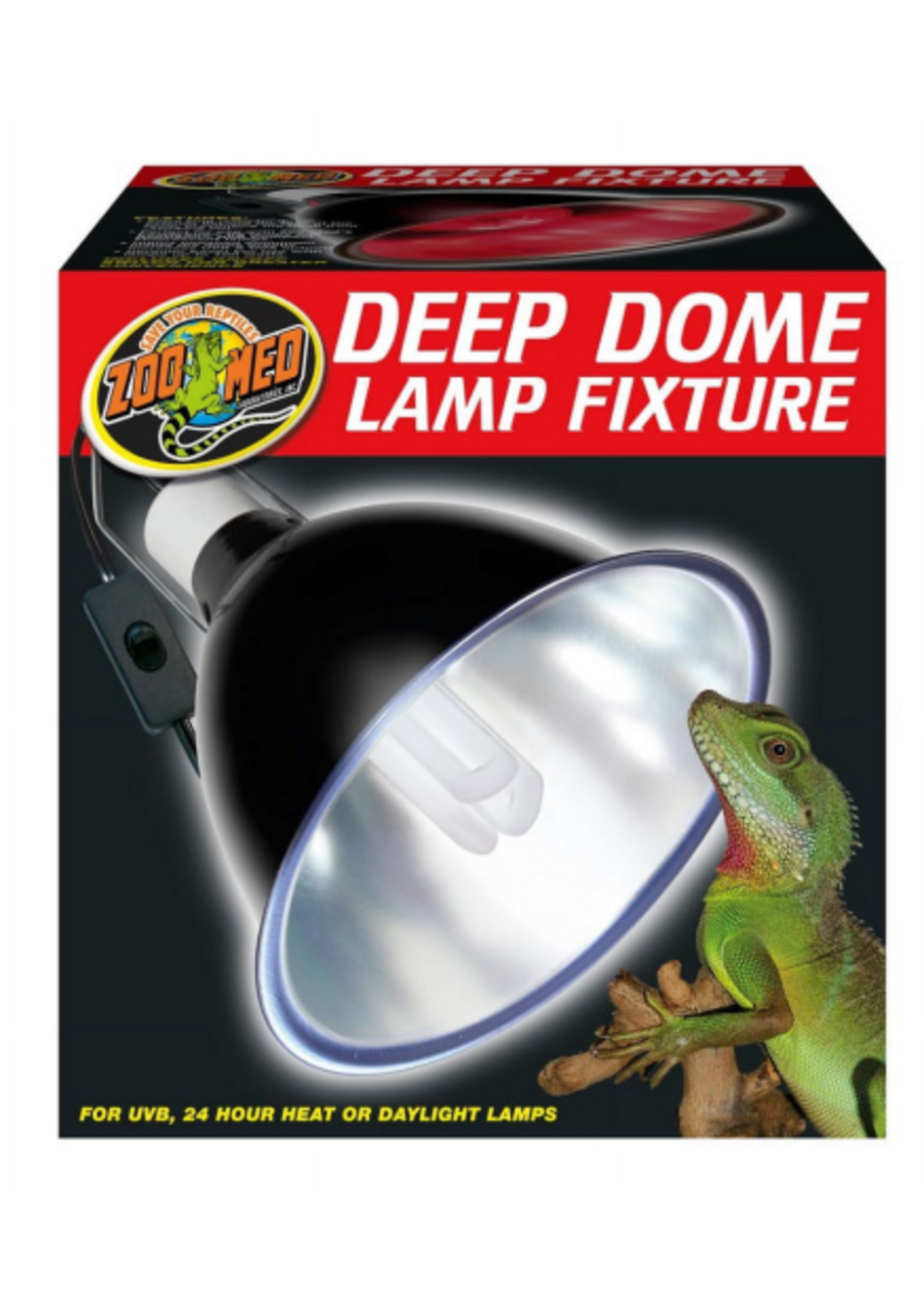 Zoo Med Zoo Med Deep Dome Lamp Fixture - 8.5 Inch, 160 Watt