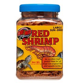 Zoo Med Zoo Med Large Sun-Dried Red Shrimp Pellets Tropical Fish Food - 2.5 Oz
