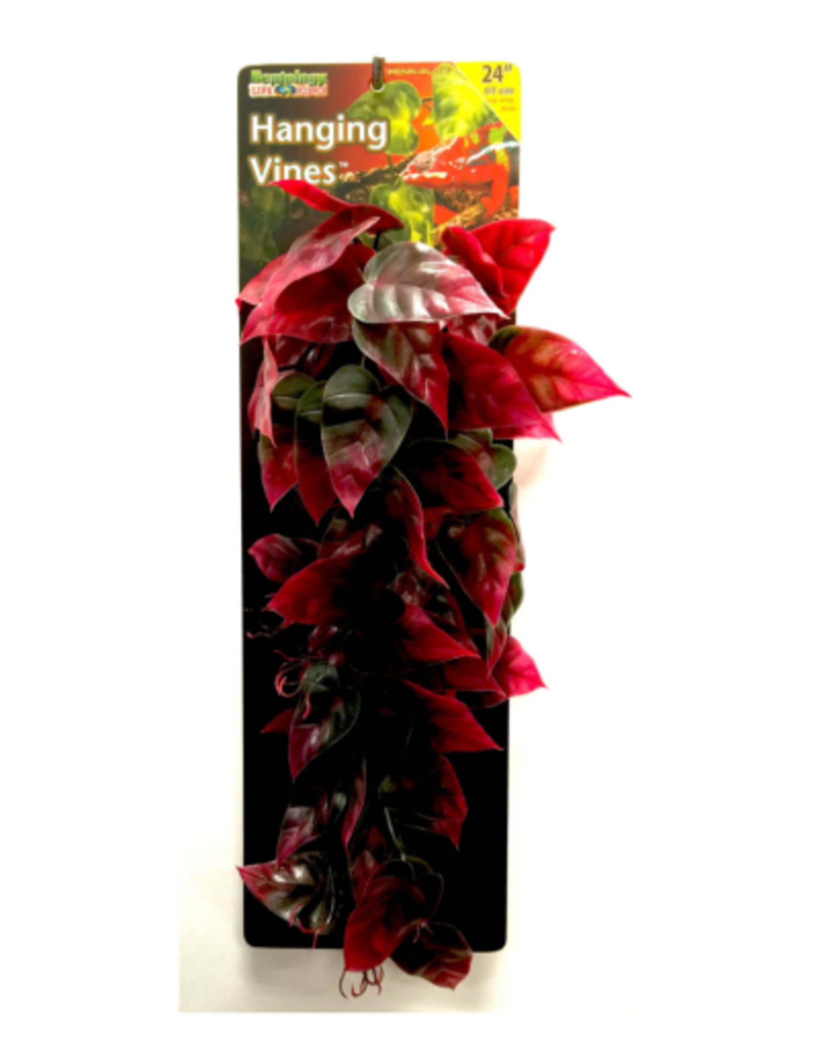 Penn-Plax Penn-Plax Reptology Plastic Hanging Vines for Reptiles – 24” Length – Green & Red