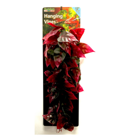 Penn-Plax Penn-Plax Reptology Plastic Hanging Vines for Reptiles – 12” Length – Green & Red
