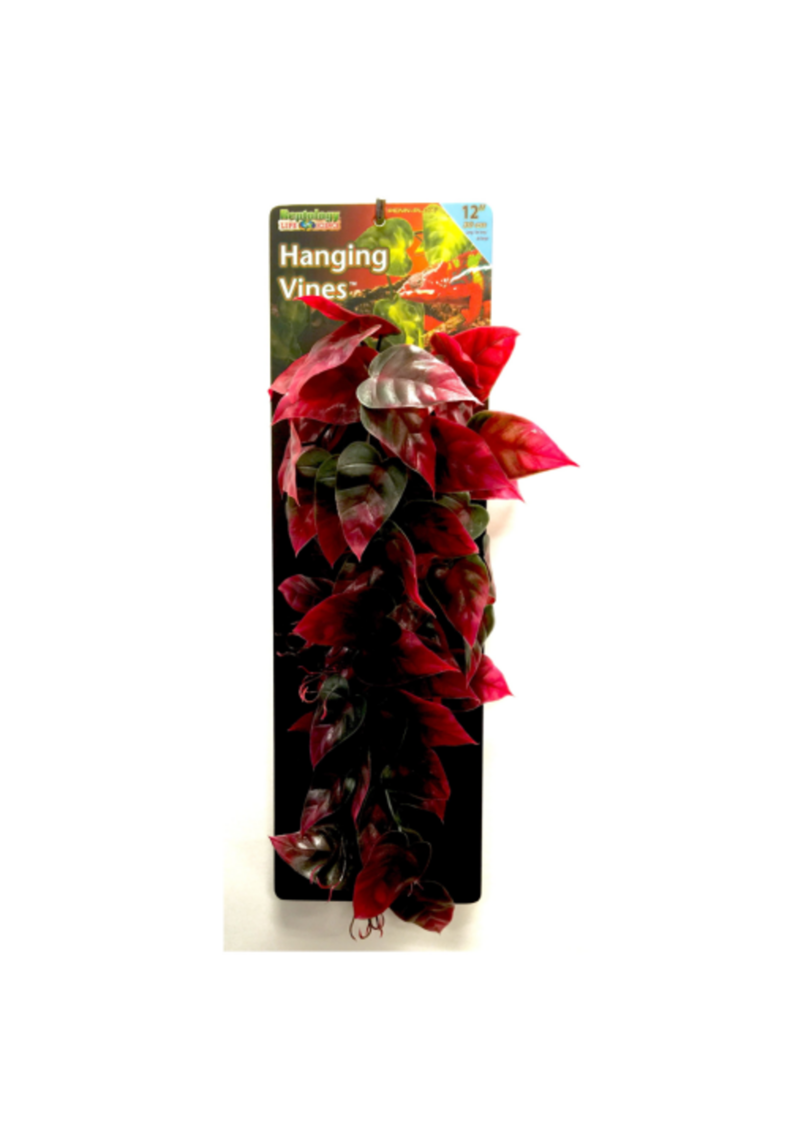 Penn-Plax Penn-Plax Reptology Plastic Hanging Vines for Reptiles – 12” Length – Green & Red