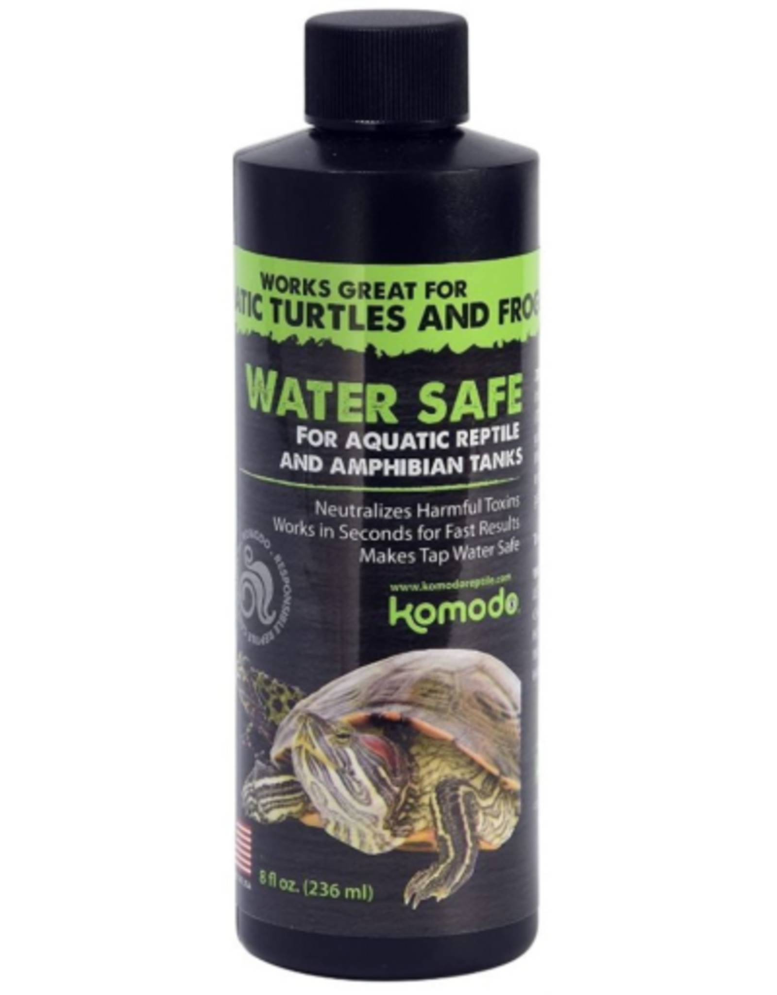 Komodo Komodo Aquatic Reptile and Amphibian Water Conditioner  1 Each/8 Oz