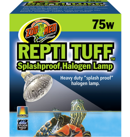 Zoo Med Zoo Med Repti Turtle Tuff Splashproof Halogen Lamp  75W Heavy Duty Basking Lamp