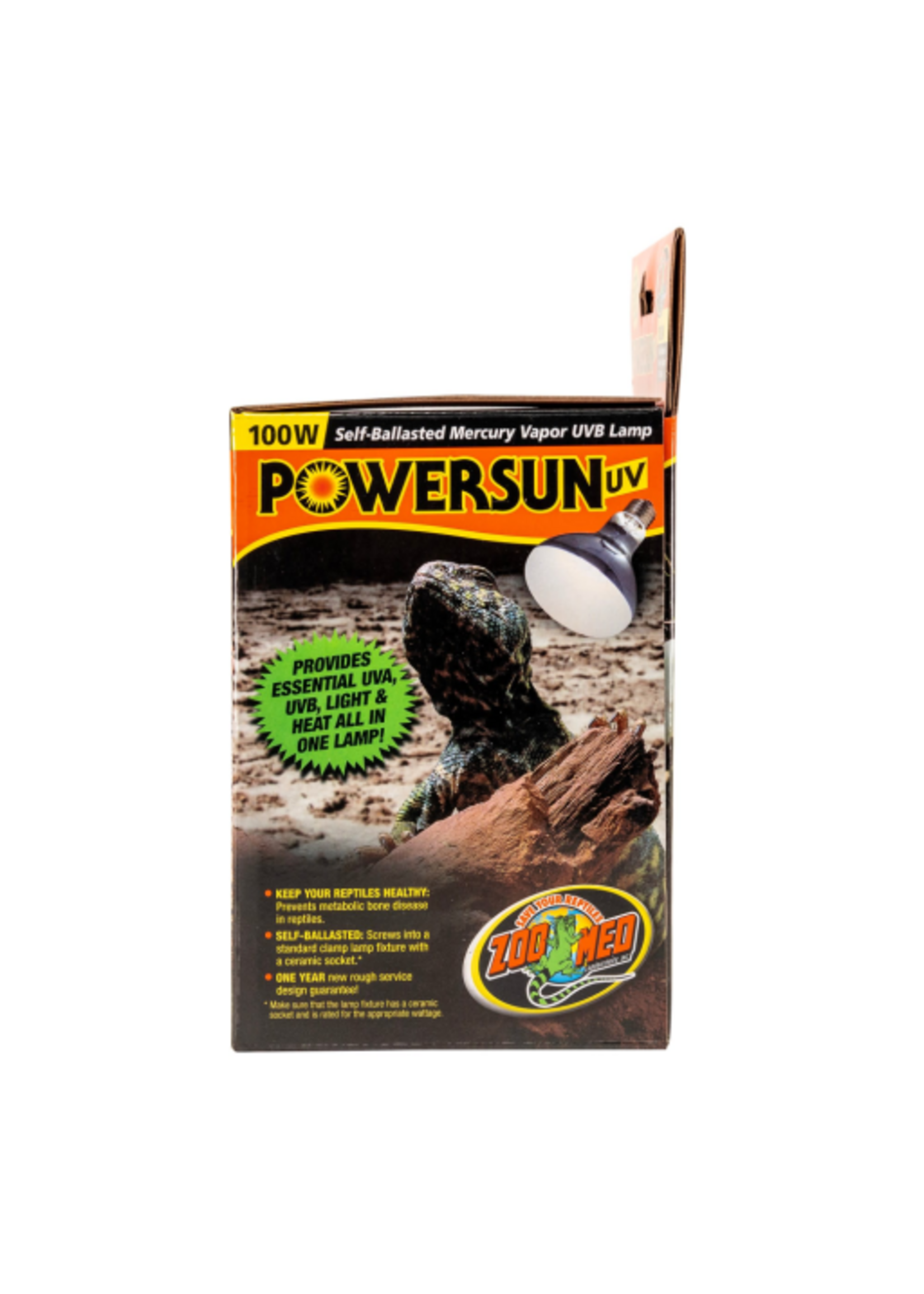 Zoo Med Zoo Med Powersun UV Self-Ballasted Mercury Vapor Lamp - 100 Watt
