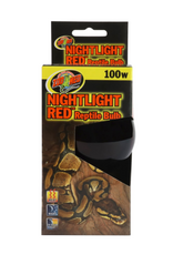 Zoo Med Zoo Med Nightlight Red 100 Watts Reptile Bulb