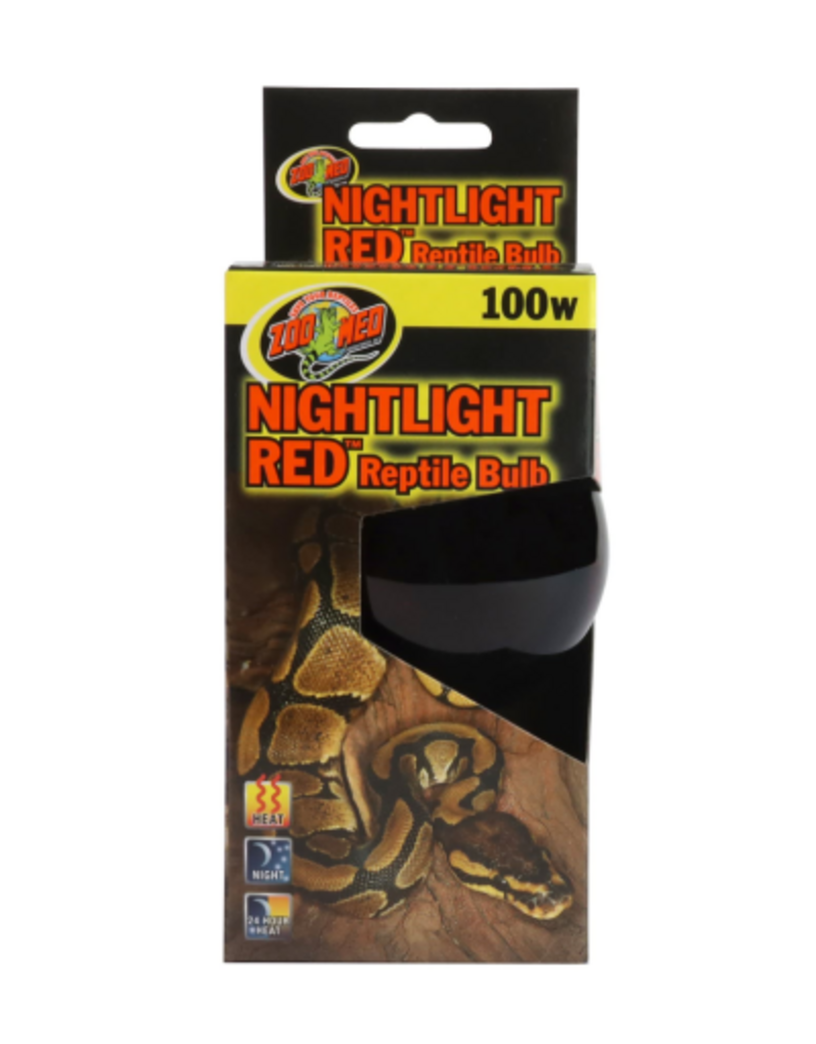 Zoo Med Zoo Med Nightlight Red 100 Watts Reptile Bulb