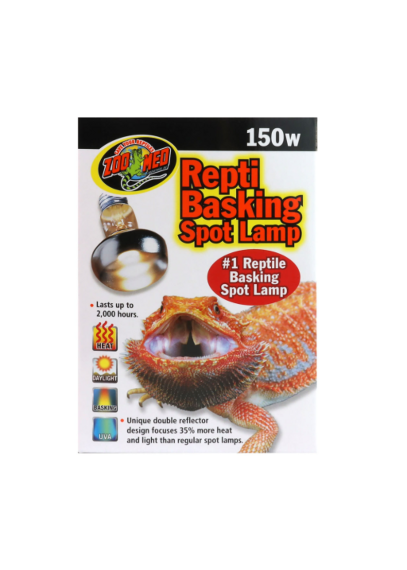 Zoo Med Zoo Med Repti Basking Spot Lamp for Reptiles - 150 Watt
