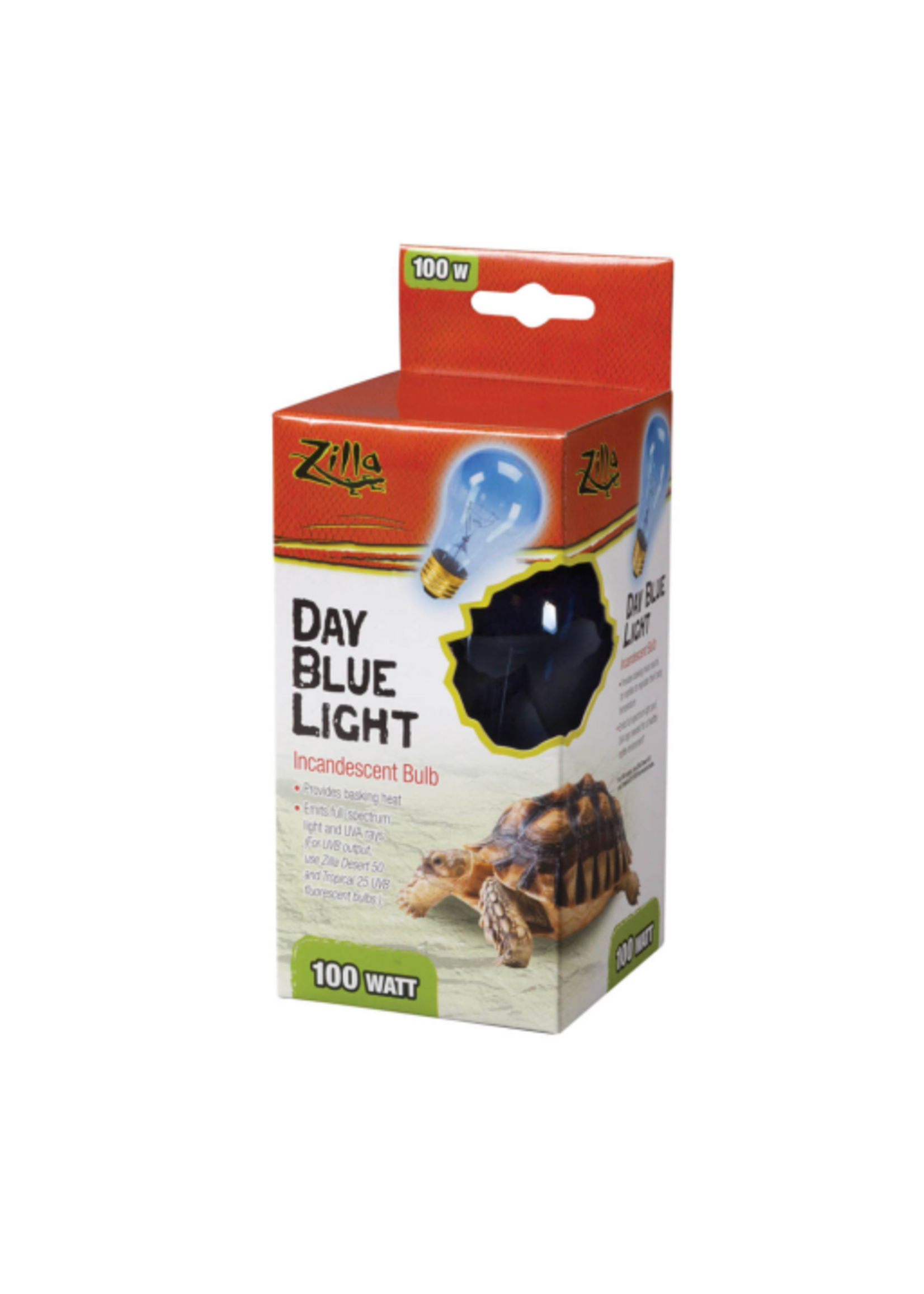 Zilla Zilla Day Blue Incandescent Bulb for Reptile Habitat - 100 Watt