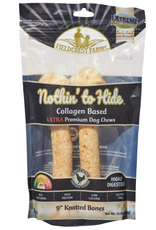 Fieldcrest Farms Fieldcrest Farms Nothin' To Hide Ultra Knotted Chicken Dog Chews - 9 in. -  2 Pack
