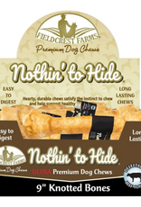 Fieldcrest Farms Fieldcrest Farms Nothin' to Hide Ultra Knotted Dog Chew - Beef - 9 in.