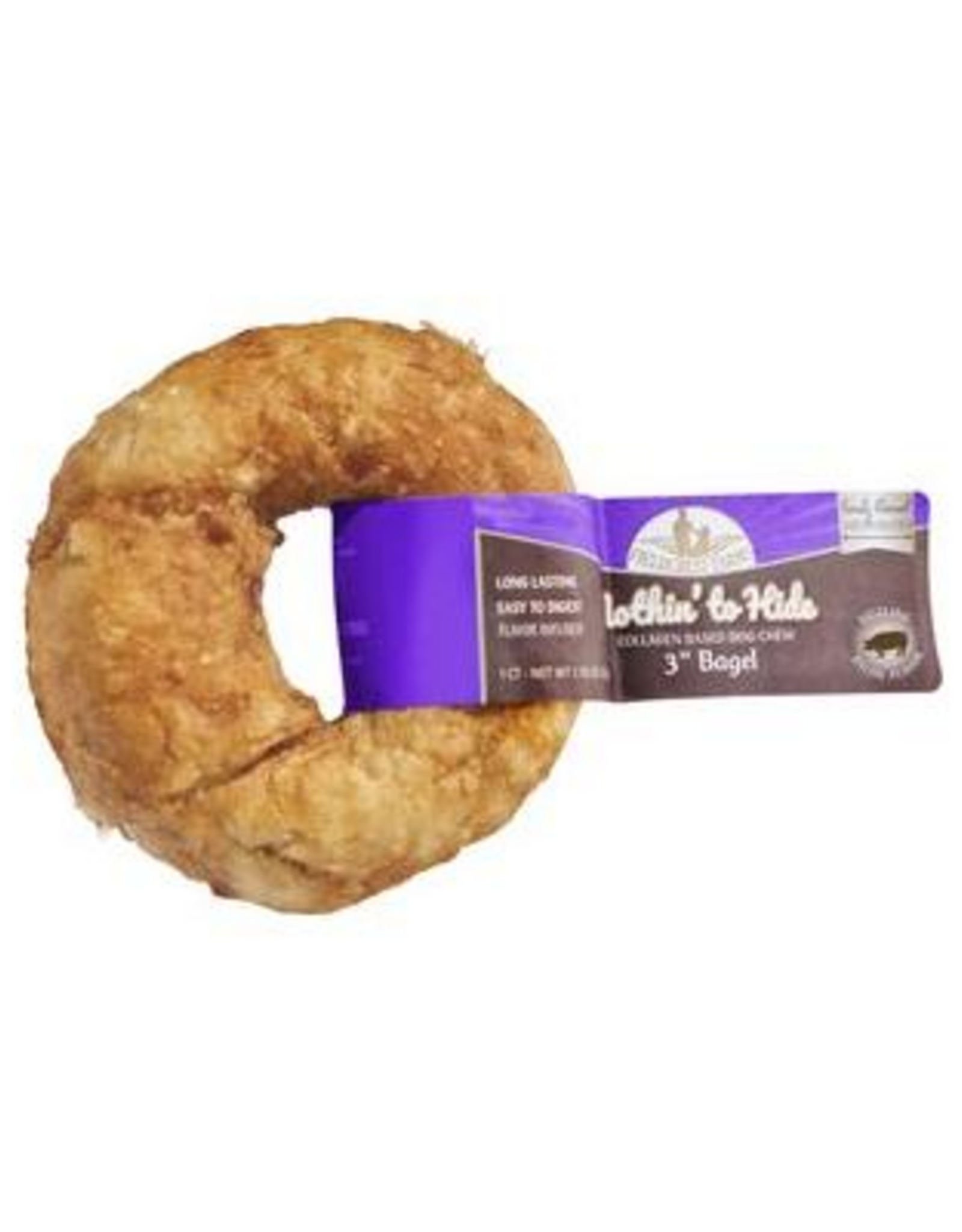 Fieldcrest Farms Fieldcrest Farms Nothin' to Hide Bacon Bagel Dog Chew - 3 in. Single