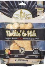 Fieldcrest Farms Fieldcrest Farms Nothin' To Hide Ultra Wishbone Chicken Dog Chews -  7 in. - 2 Pack