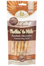 Fieldcrest Farms Fieldcrest Farms Nothin' to Hide Peanut Butter Twist Stix Dog Chews  - 10 Pack
