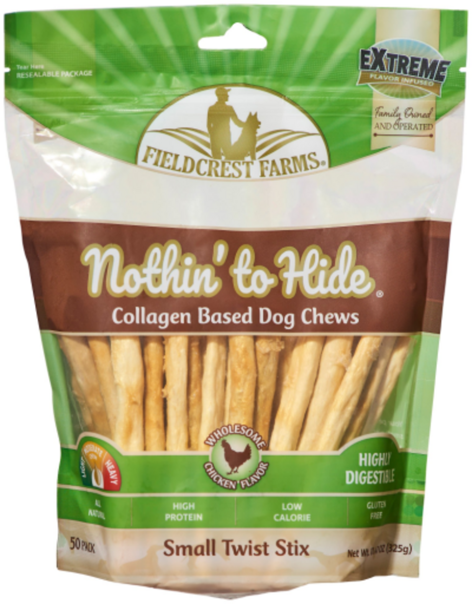 Fieldcrest Farms Fieldcrest Farms Nothin' To Hide Chicken Sticks Dog Chews - 6 in. - 50 Pack