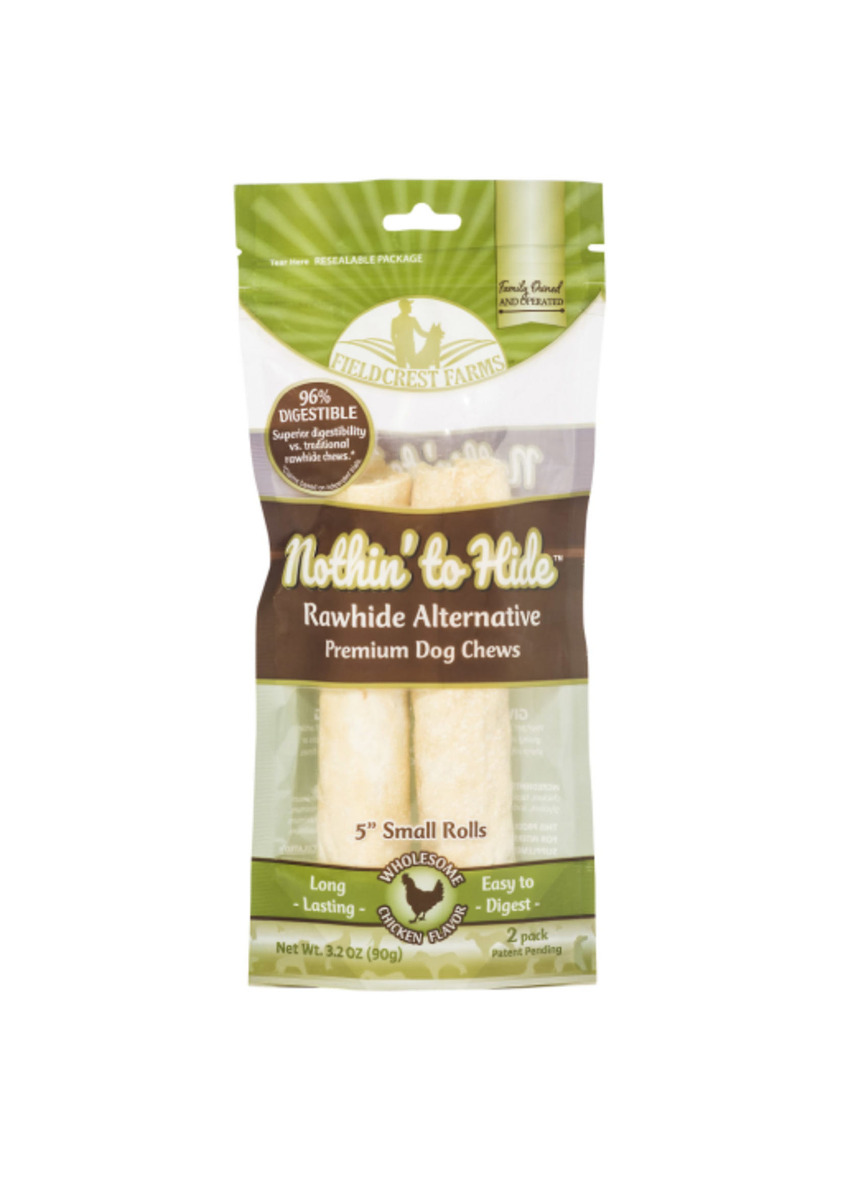 Fieldcrest Farms Fieldcrest Farms Nothin' to Hide Chicken Rolls Dog Chews - 5 in. 2 Pack