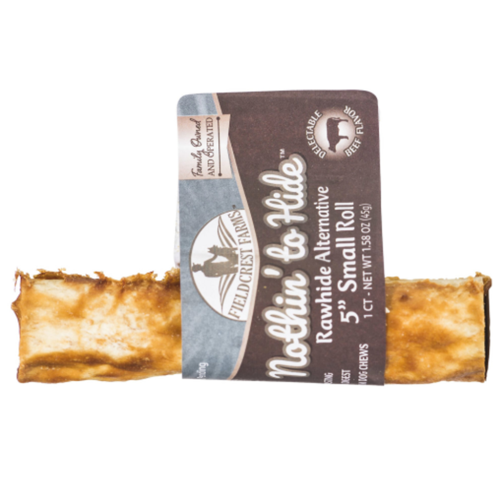 Fieldcrest Farms Fieldcrest Farms Nothin' To Hide Beef Roll Dog Chews - 5 in. Single
